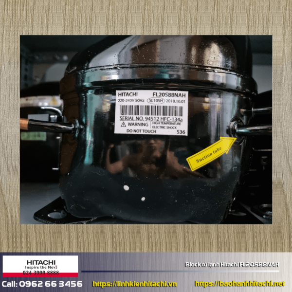Block tủ lạnh Hitachi FL20S88NAH dòng R-M700GG8, R-M700EG8, R-W660FG9X, R-W660EG9, R-W660FG6X...