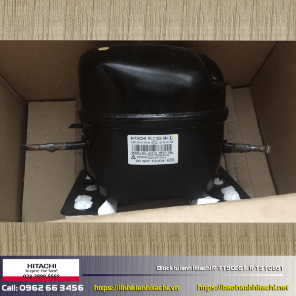 Block tủ lạnh Hitachi FL1252-SL dòng R-T190EG1, R-T310EG1