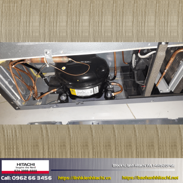 Block tủ lạnh Hitachi WL14H92DPGE dòng R-MX800GVGV0