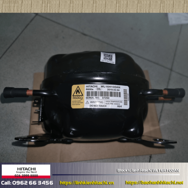 Block tủ lạnh Hitachi WL16H10DAN dòng R-W660PGV3, R-W660FPGV3X, R-M700GPGV2, R-VG540PGV2...