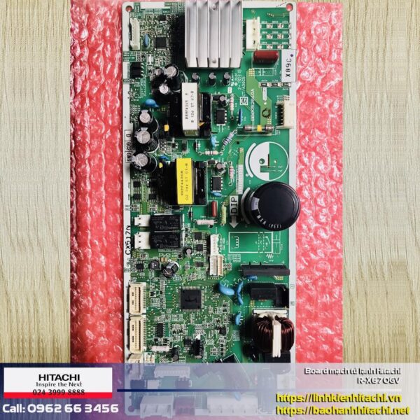 Board mạch tủ lạnh Hitachi R-X670GV (Model cao cấp)