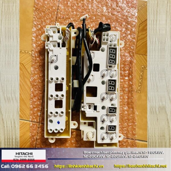 Board mạch bàn phím máy giặt Hitachi SF-180XWV, SF-200XWV, SF-220XWV, SF-240XWV