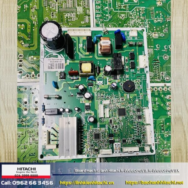Board mạch tủ lạnh Hitachi R-W660PGV3, R-W660FPGV3X