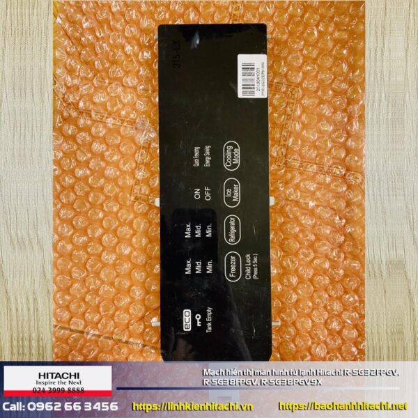 Board Mạch hiển thị màn hình tủ lạnh Hitachi R-S32FPGV/ R-S38FTGV/ R-S38PGV9X
