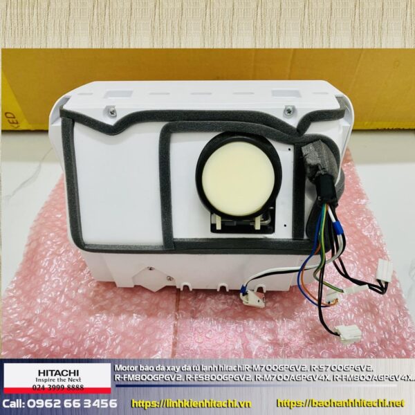 Motor bào, xay đá tủ lạnh Hitachi R-M700GPGV2, R-S700GPGV2, R-FM800GPGV2, R-FS800GPGV2, R-M700AGPGV4X, R-FM800AGPGV4X..